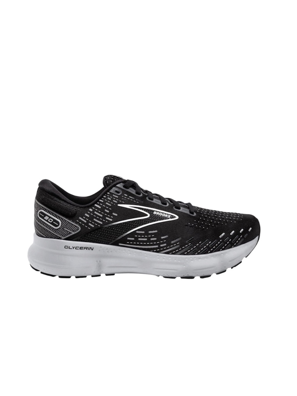 Women’s Brooks Glycerin 20 Neutral Running Shoes Black Size 10